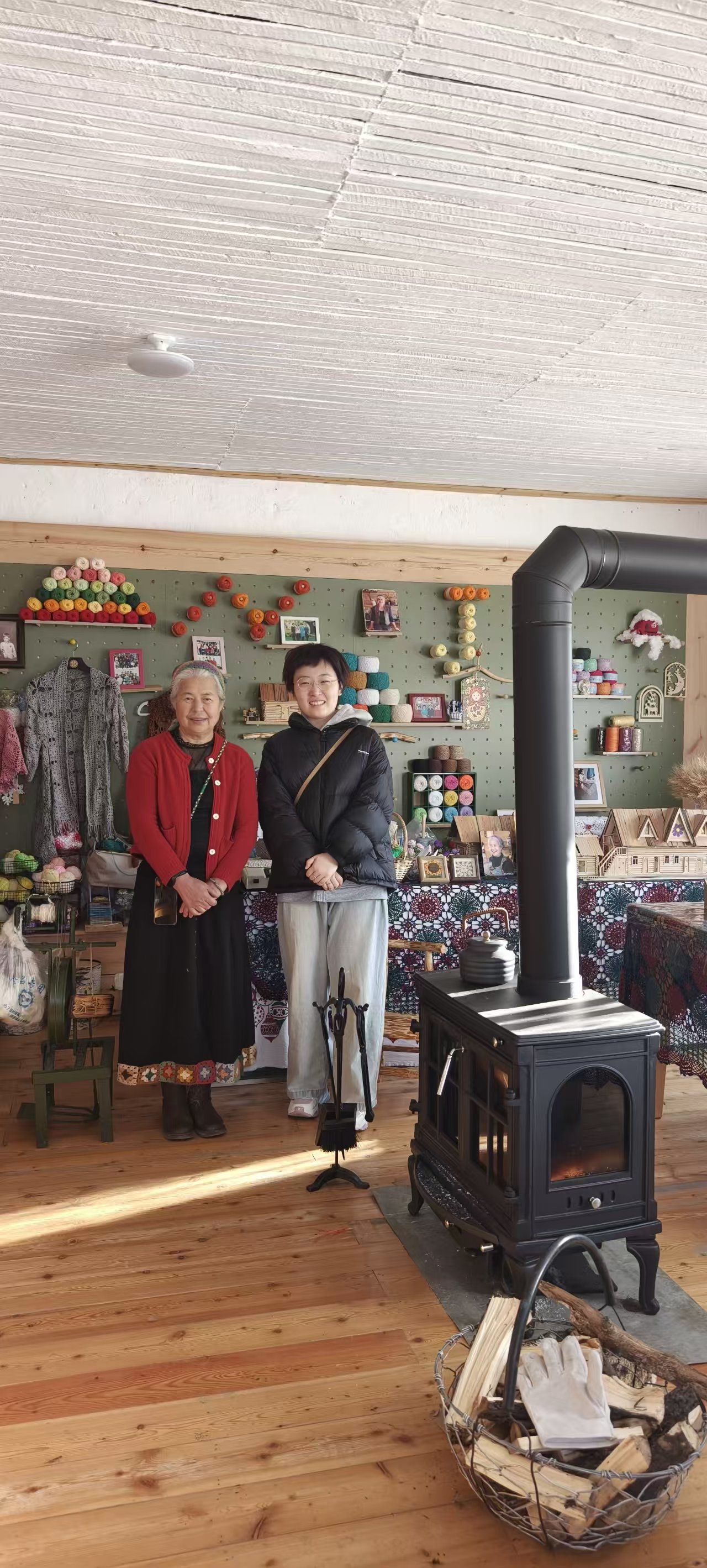 义工与非遗传承人交流